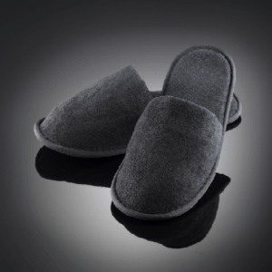 PANTOFOLE NERE DA CAMERA