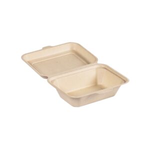 BOX BAGASSE BROWN DUNI 600 ML