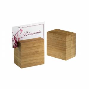 PORTA NUMERO IN BAMBOO