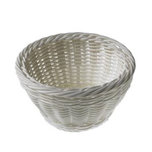 CESTINO VANITY BIANCO TONDO