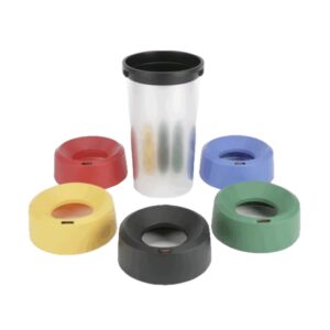 Alternative view of COPERCHIO ROUND IMBUTO NERO