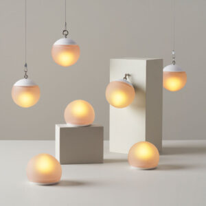 PORTACANDELA GLOBE PER CANDELE A LED