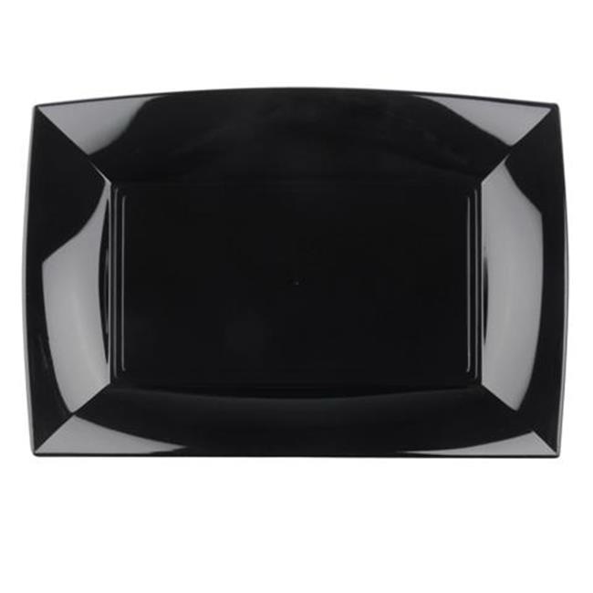 PIATTO RETTANGOLARE NICE NERO CM 34,5X23