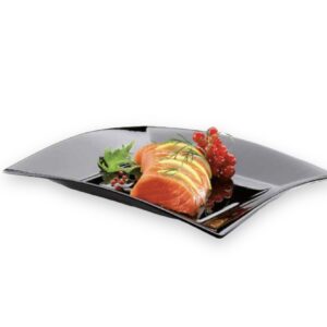 Alternative view of PIATTO RETTANGOLARE NICE NERO CM 34,5X23