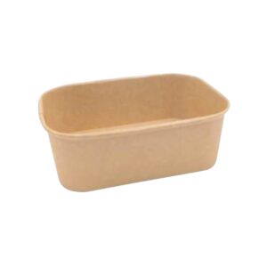 VASCHETTA RETTANGOLARE IN CARTONE AVANA 750 ML
