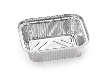 VASCHETTA ALLUMINIO 1 PORZIONE CON LEMBO